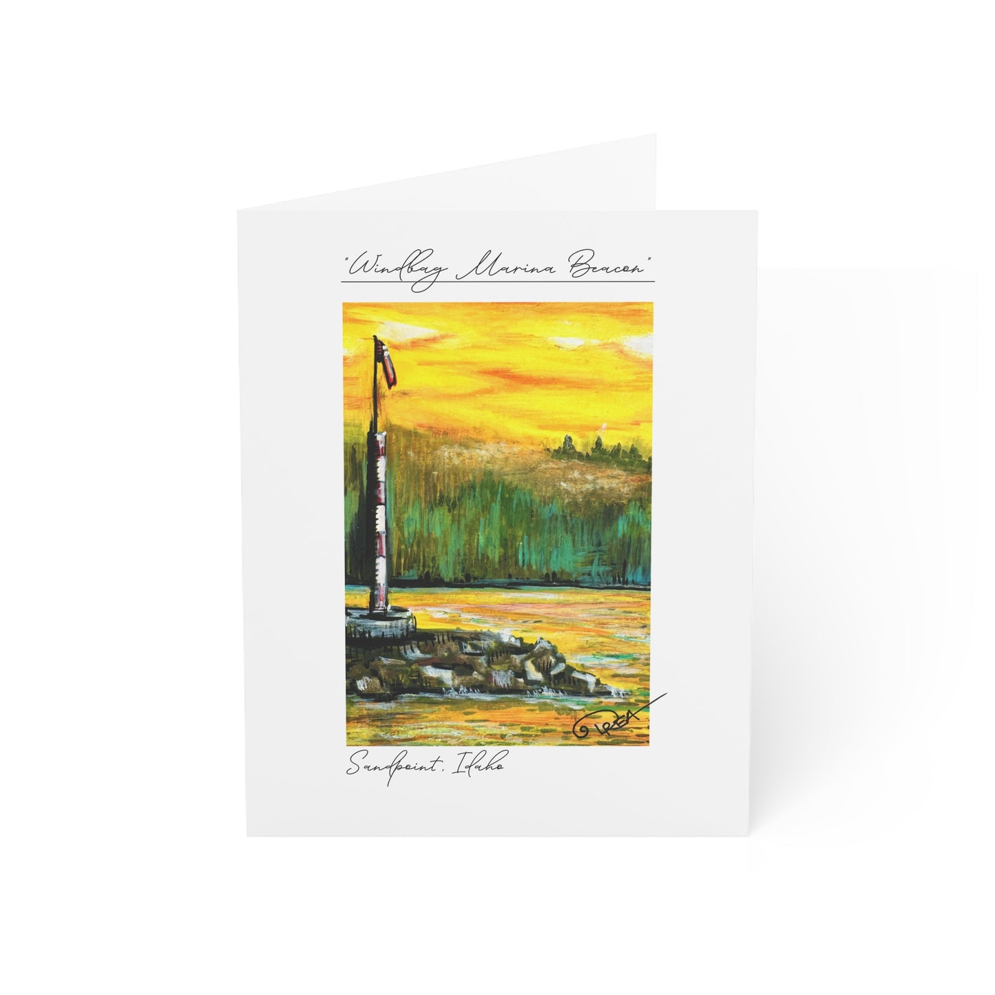 Artistic Greeting Cards - Set of 1, 10, 30, or 50
