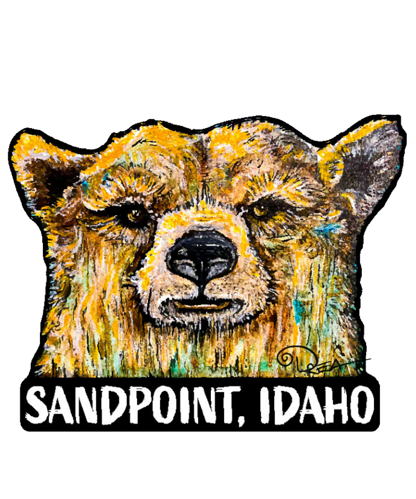 3" Bear Sandpoint Sticker
