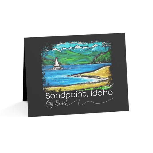 Scenic Greeting Cards - Sandpoint, Idaho (1, 10, 30, 50pcs)