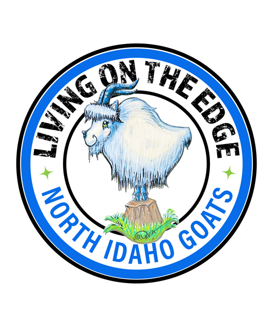 3" North Idaho Mountain Goat Sticker