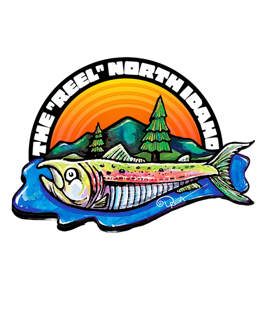 3" North Idaho Trout Fishing Sticker