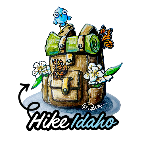 3" Hike Idaho Sticker